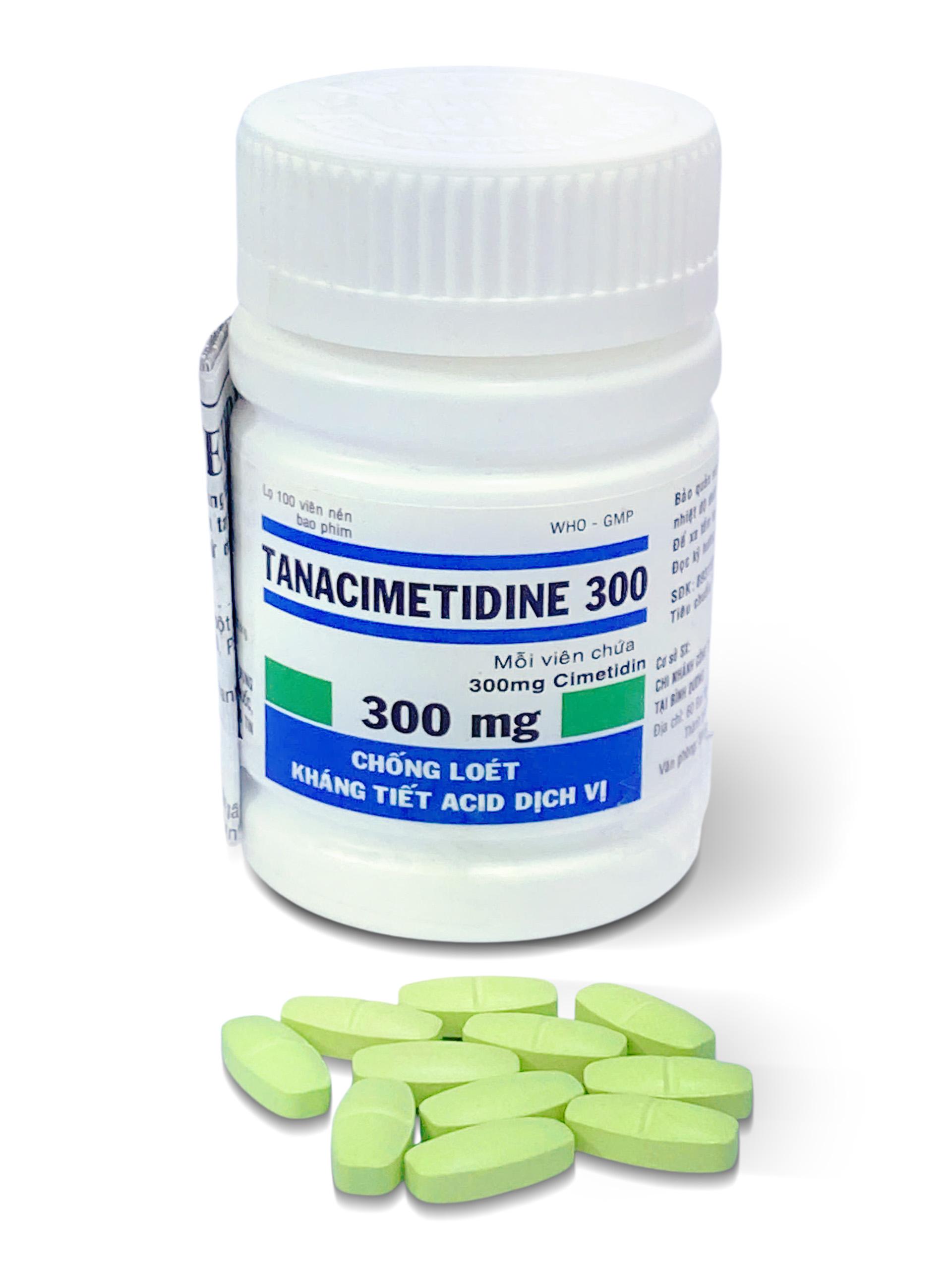 TanaCimetidine 300 Cimetidin 300mg Thành Nam (C/100v)